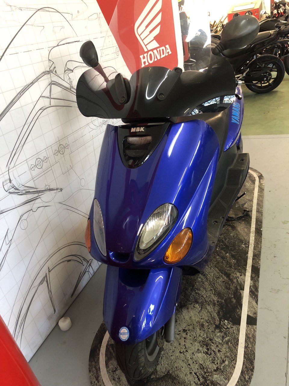 YAMAHA MBK SKYLINER125 99 (4)